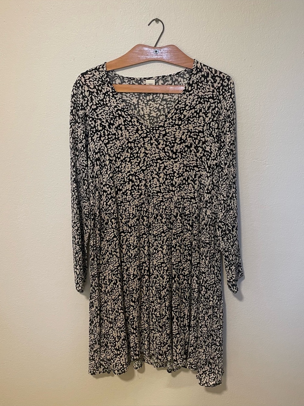 Black and White Patterned Dress